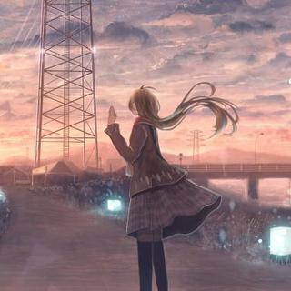 走在冷风中