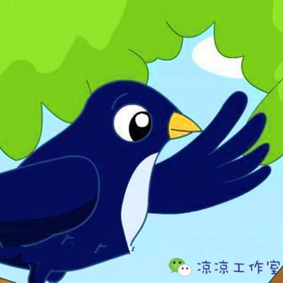 卡通动物乐园手绘燕子