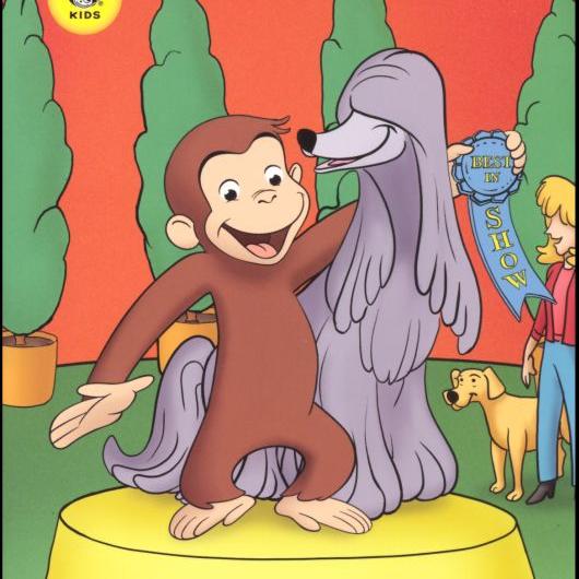 英文分级阅读:好奇乔治3 curious george:the dog show>lexile220l