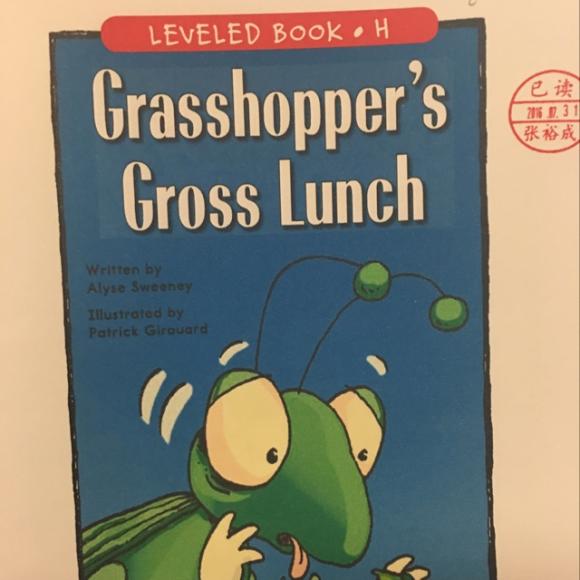 h-18 grasshopper"s gross lunch