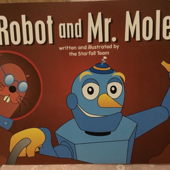 robot and mr.mole