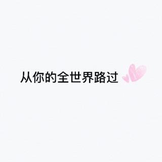 从你的全世界路过