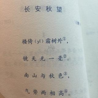 长安秋望