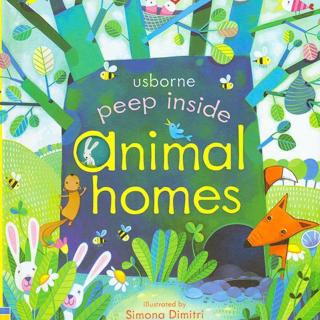 互动游戏绘本peep inside系列 - peep inside animal homes