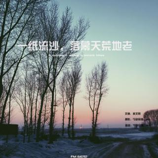一纸流沙,没落天荒地老