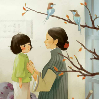 城南旧事小英子简笔画_手绘