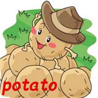 【【学习水果食物、数字】One potato,two pot