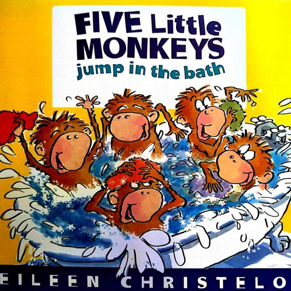 【亲子共读】five little monkeys jump in the bath