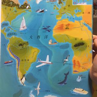 世界地图——大西洋