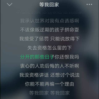 【《等我回家》薛之谦】在线收听_来自林初恩