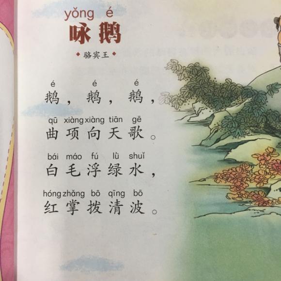 咏鹅 骆宾王 背诵-鲲宝