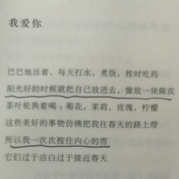 余秀华 我爱你