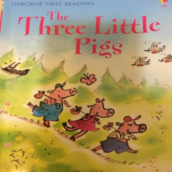 usborne young reading: the three little pigs