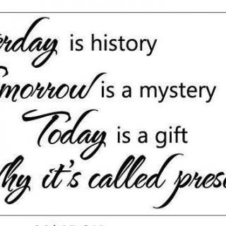6 today is a gift