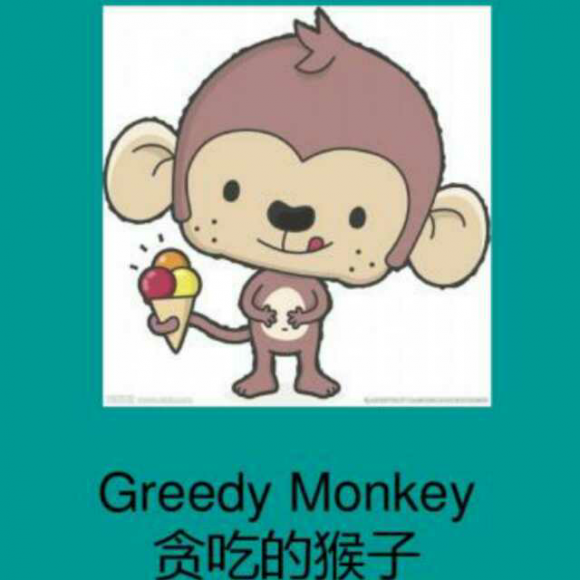 【greedy monkey贪吃的猴子】在线收听_sandy讲英文