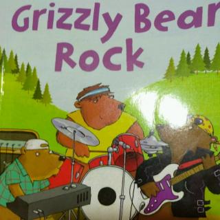 grizzly bear rock