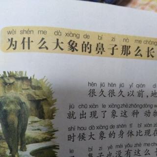 为什么大象的鼻子那么长