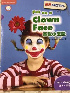 put on a clown face