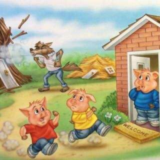 【第二期第三课童话剧《三只小猪盖房子》】在