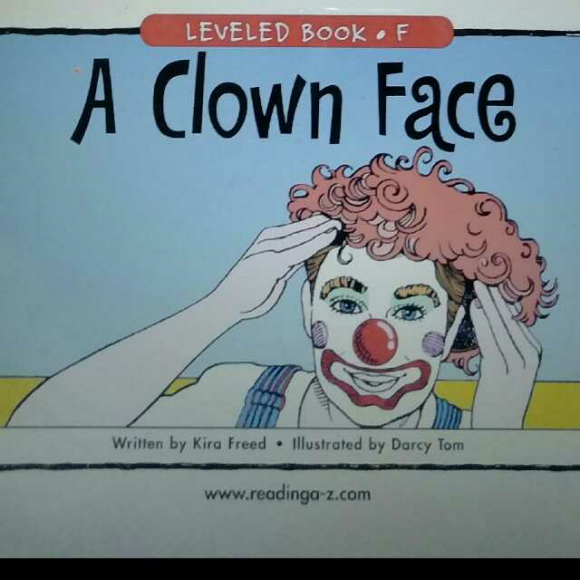 a clown face