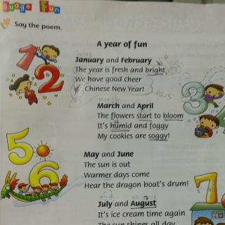 朗文英语chapter2 ~a year of fun20170925