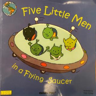 flying saucer,babysit five little man in a flying saucer