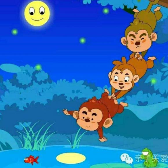 猴子捞月亮