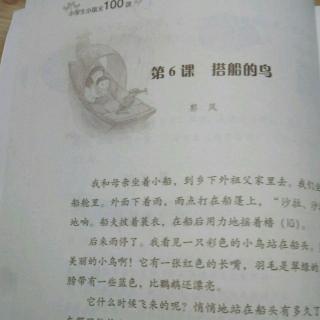 搭船的鸟