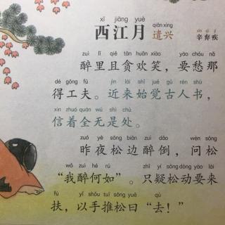 【宋词】508,《西江月·遣兴》辛弃疾