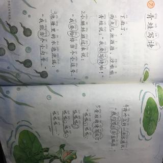青蛙写诗