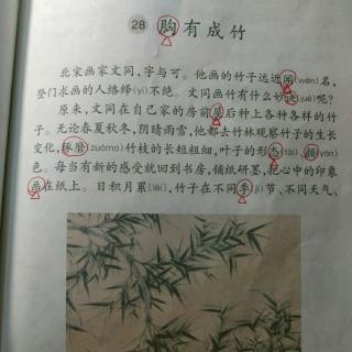 课文朗读《28胸有成竹》