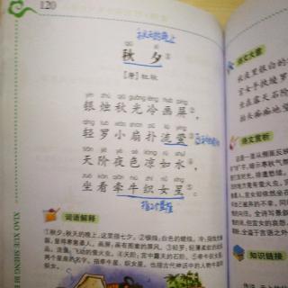 秋夕唐杜牧