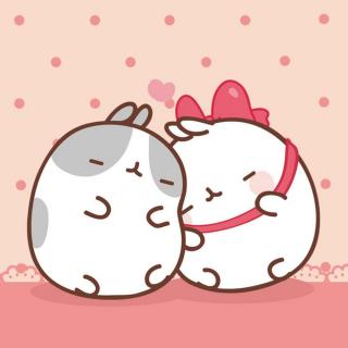 用心说 | 两只拥抱彼此的小兔子