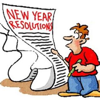 【建议】Tips for weight loss-New Year Resolution; idiom: rule on, hang in there