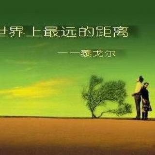 010 ~ 《世界上最远的距离》 作者/泰戈尔  朗诵/墨韵凝香