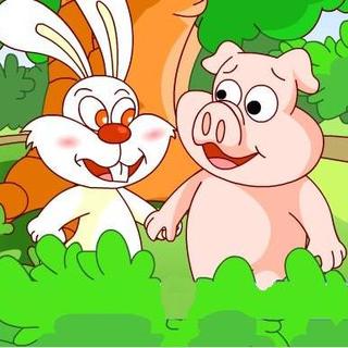 《胖小猪和小白兔》主播：姗姗姐姐