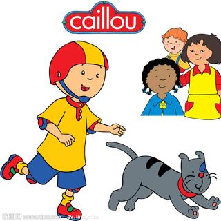 Caillou and daddy