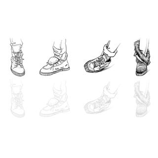 速写鞋子的画法—《大师兄》3603