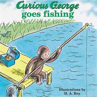 【糖豆听英文】Curious George goes fishing好奇乔治去钓鱼