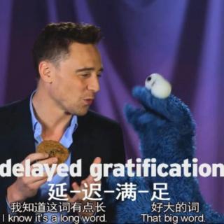 汤抖森与饼干怪-delayed gratification