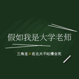 假如我是大学老师