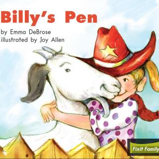 【听故事学英语】《比利的羊圈Billy's Pen》