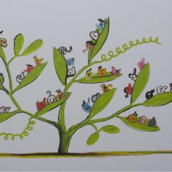 00:00 00:00  764 花园里有一棵豌豆树,所有的小豆豆长得都一样,除了