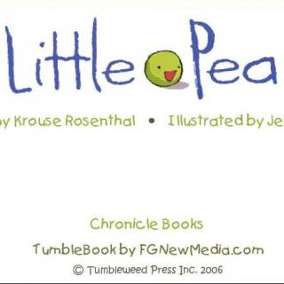 【听故事学英语】《小豌豆Little Pea》