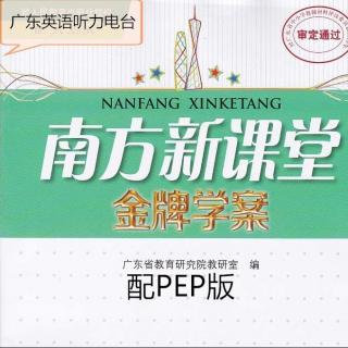 2015南方新课堂·金牌学案 英语 配PEP 三年级下册Unit 4