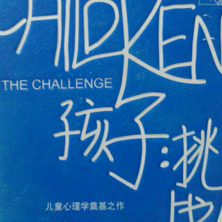《孩子：挑战》第十二章 保持规律