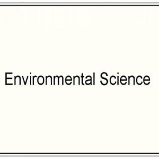 Tpo12-2 Lecture4 Environmental Science