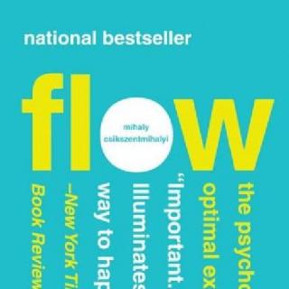 第6本书：《flow》by Mihaly Csikszentmihalyi （上）
