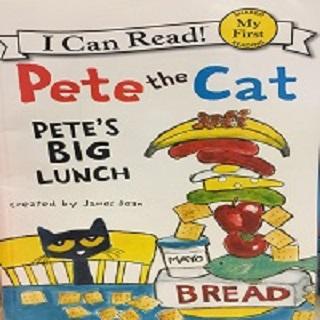【听故事】皮特猫系列:  皮特猫的大餐【晶晶读中英文故事】