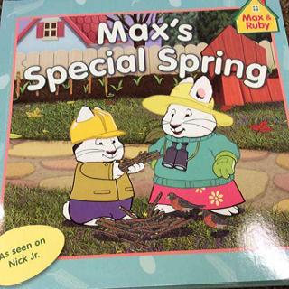 【听故事】Max’s Special Spring【晶晶读中英文故事】